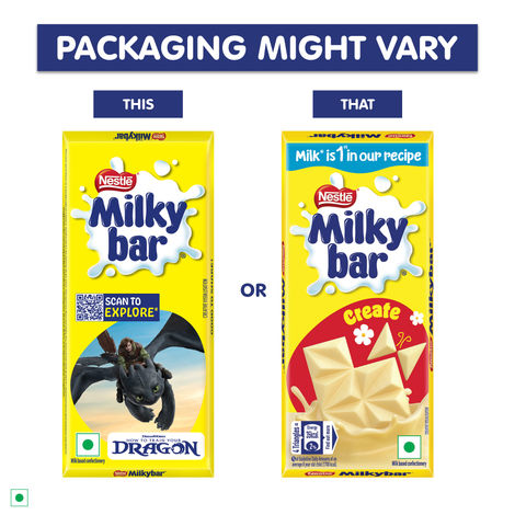 Nestle Milkybar Tablet Made With Milk Yummy & Creamy Treat Combo 