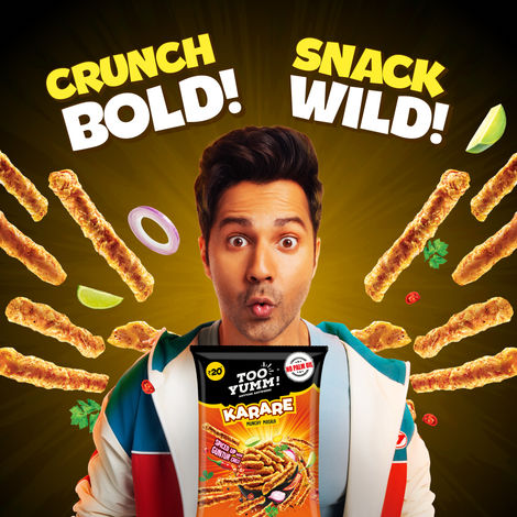 Too Yumm! Karare Munchy Masala | Spicy | No Palm Oil Crisps