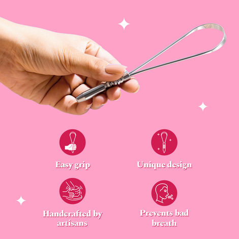 Perfora Stainless Steel Tongue Cleaner - Rust Free