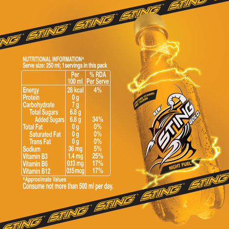 Sting Gold Night Fuel Energy Drink