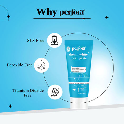 Perfora Dream White Teeth Whitening Toothpaste