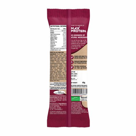 Rite Bite Fig & Date Fruitfill Fiber Energy Bar