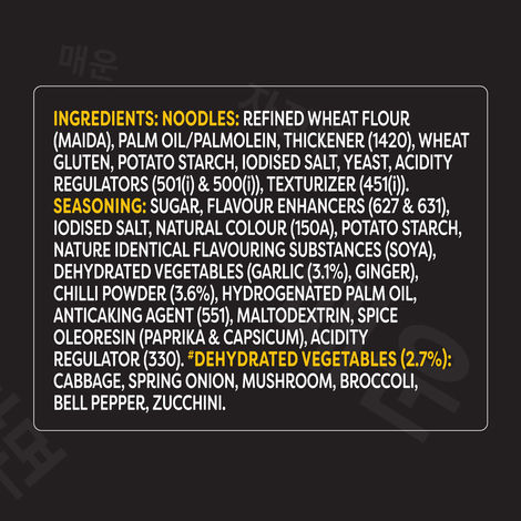 Knorr Korean Ramen Spicy Jjajangmyeon Veg Meal