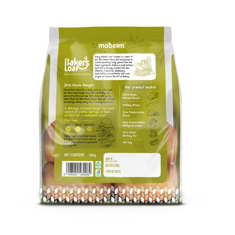 Baker's Loaf Zero Maida No Palm Oil Burger by Modern