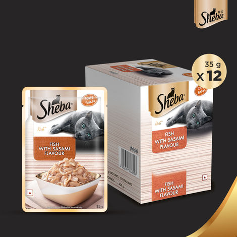 Sheba Rich Adult Fish with Sasami Flavour Wet Cat Food