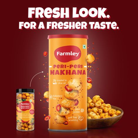 Farmley Peri Peri Makhana Roasted In Olive Oil