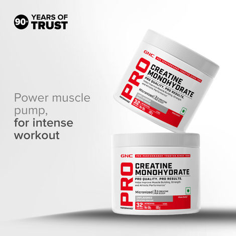 GNC Pure Micronized Creatine Monohydrate With Free Shaker