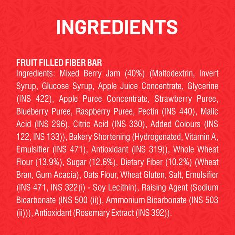 Rite Bite Berry Delite Fruitfill Fiber Energy Bar