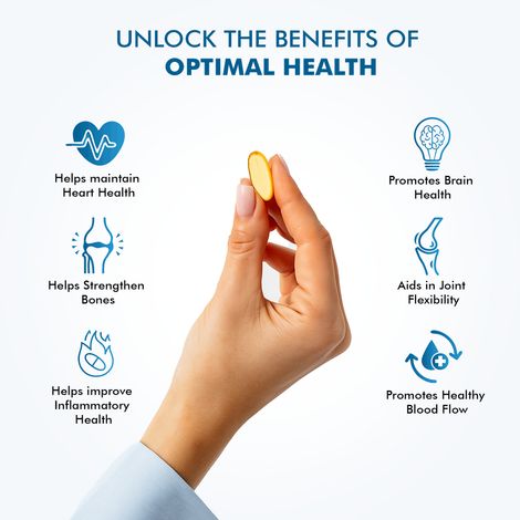 Dr. Morepen Omega 3 Fish Oil 1250mg Triple Strength Capsules No Fishy Burps