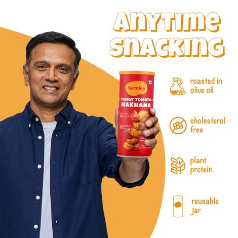 Farmley Tangy Tomato Makhana Roasted In Olive Oil