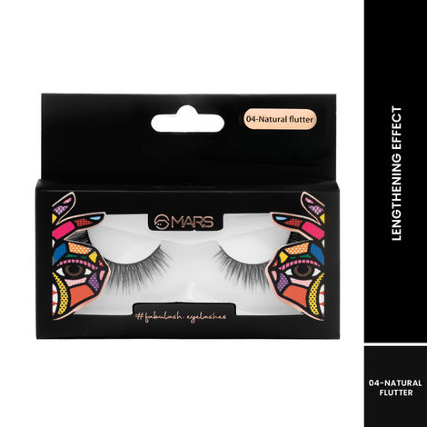 MARS Cosmetics Fabulash False Eyelashes - Natural Flutter 04 (Black)