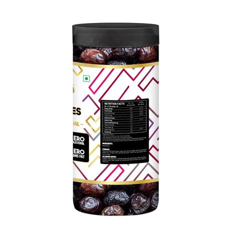 Happilo Black Dates Jar