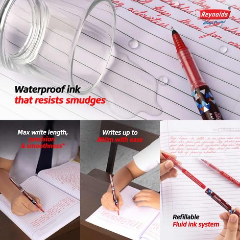 Reynolds Trimax Roller Ball Pen Set | 1 Red Pen