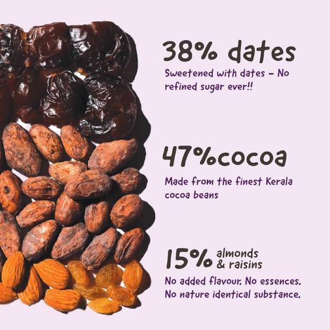 The Whole Truth Almond Raisin Dark Chocolate