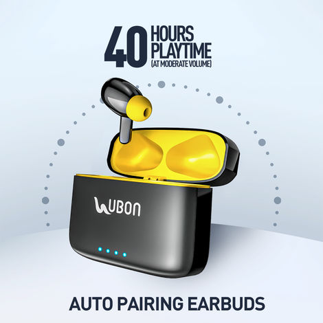 UBON Champion Wireless Earbud with 40 Hours Playtime, Touch Control True wireless Earphone