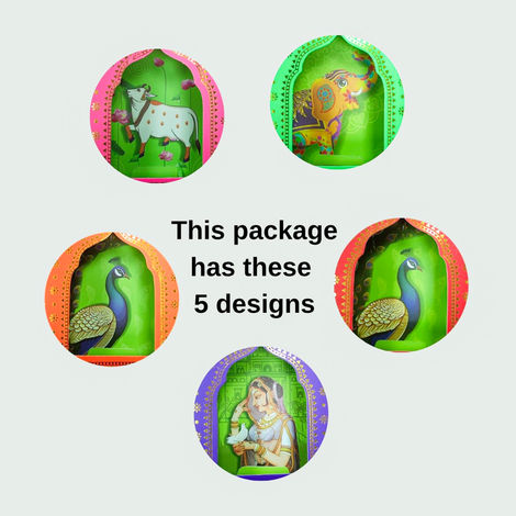 Jharokha Tealight | Pack Of 5 | Mad Over Print