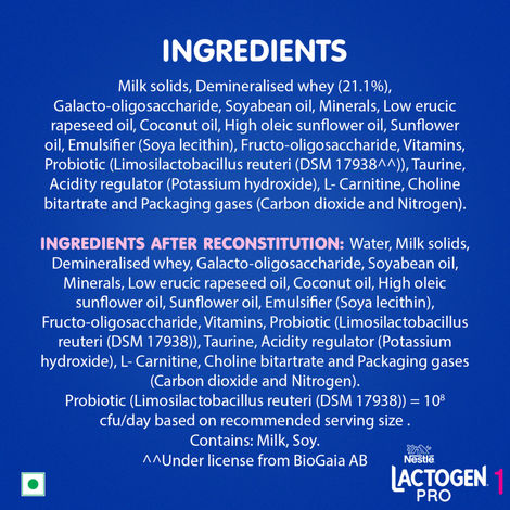 Nestle Lactogen Pro 1 Powder | Infant Formula Up To 6 Months With Probiotic And Prebiotics
