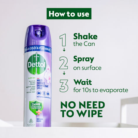 Dettol Orchard Bloom Multi-Surface Disinfectant Sanitizer Spray