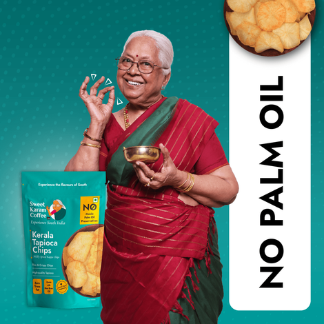 Sweet Karam Coffee Classic Tapioca Chips - No Palm Oil