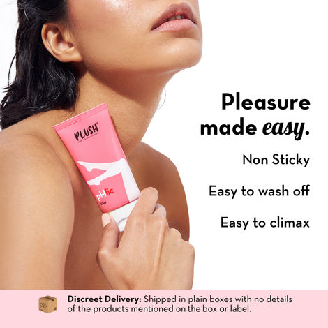 Plush Phlic Strawberry Lubricant For Men & Women Water Based Lube & Aloe Infused