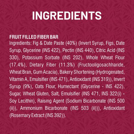 Rite Bite Fig & Date Fruitfill Fiber Energy Bar