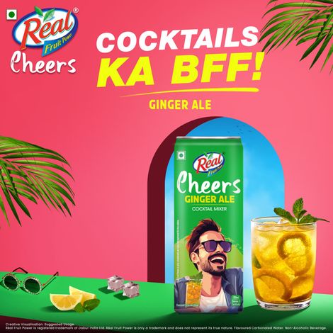 Real Cheers Ginger Ale - Cocktail Mixer