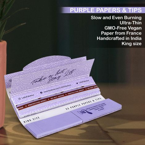 LIT ELITe Pack Purple Rolling Paper