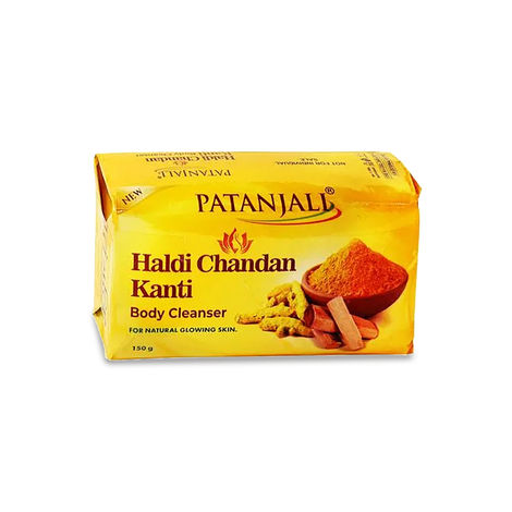 Patanjali Haldi Chandan Body Cleanser Refreshing Bath Soap Bathing Bar