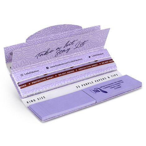 LIT ELITe Pack Purple Rolling Paper