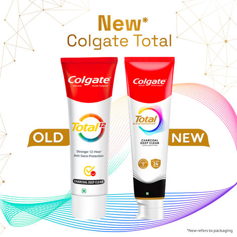 Colgate Total Charcoal Deep Clean Antibacterial Toothpaste (With A Premium Toothbrush)