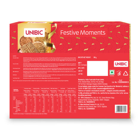 UNIBIC Cookies Festive Moments Gift Pack
