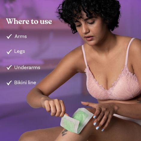 Bombae Aloe Vera Wax Strips For Sensitive Skin