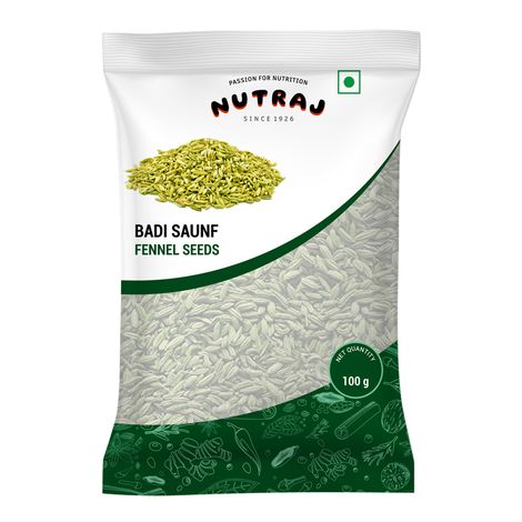 Nutraj Classic Badi Saunf (Fennel Seeds) - Pouch
