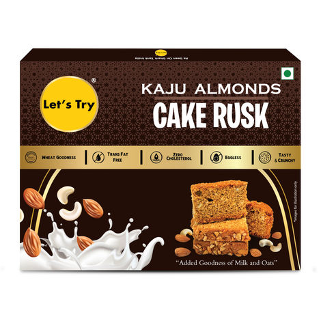 Let'S Try Almond Kaju Cake Rusk