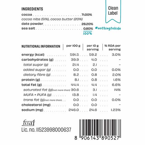 The Whole Truth Sea Salt Dark Chocolate