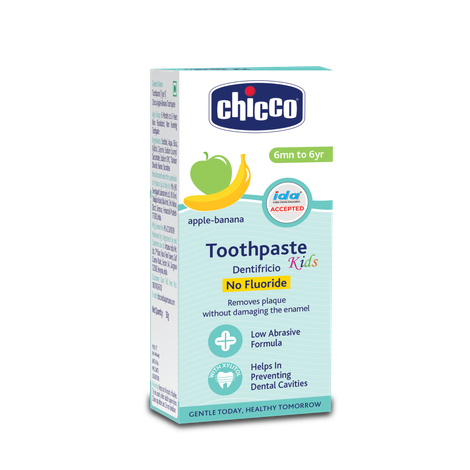 Chicco Toothpaste Applebanana 6M-6Y Nofluor