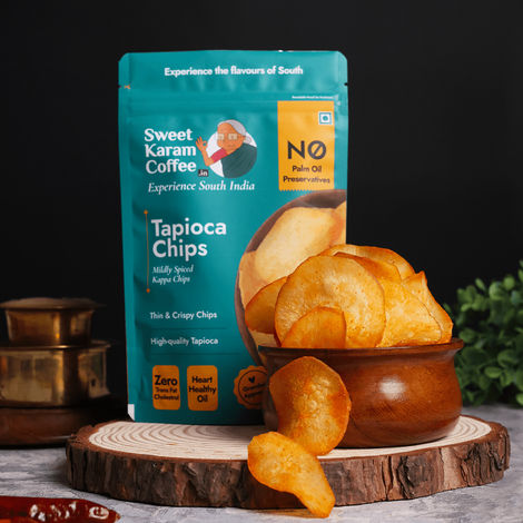 Sweet Karam Coffee Classic Tapioca Chips - No Palm Oil
