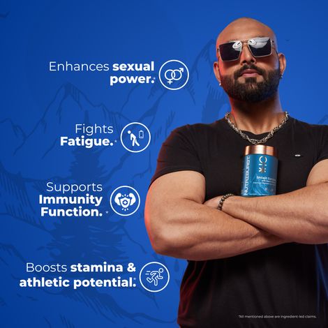 Nutriburst Shilajit Resin Gummies Ayurvedic Herbal Blend Mixed-Berry Flavor