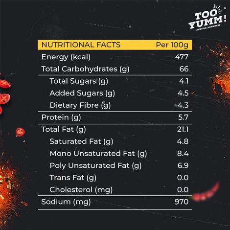 Too Yumm! Spicy Chilli Wafers Tasty & Chilli | Indian Flavours | Healthy Chips And Snacks