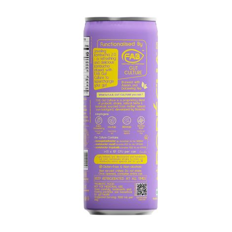 Borecha Mango Probiotic Kombucha