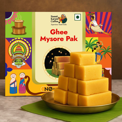 Sweet Karam Coffee Original Ghee Mysore Pak - No Preservatives