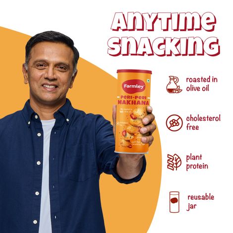 Farmley Peri Peri Makhana Roasted In Olive Oil