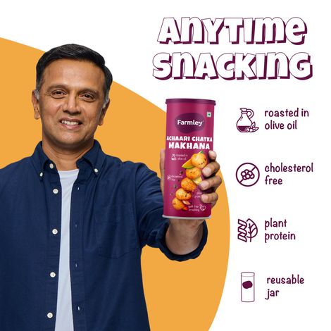 Farmley Achaari Makhana Roasted In Olive Oil