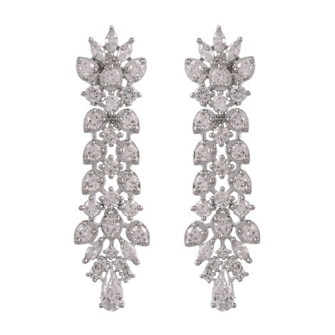 Voylla Starlight Stella Long Statement Earrings