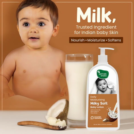 Mother Sparsh Milky Soft Baby Lotion