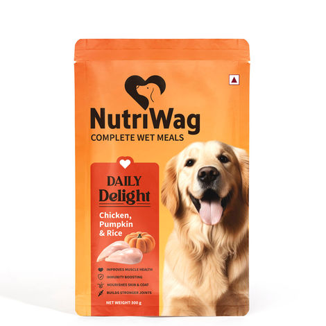 Nutriwag Fresh Chicken, Rice & Vegetables Wet Dog Food Packet