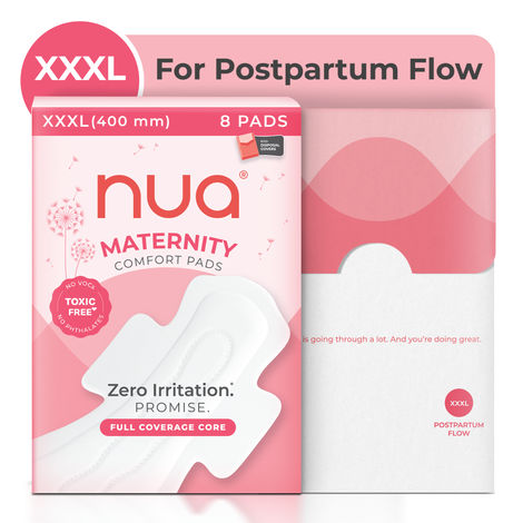 Nua Comfort Maternity Pads 400mm XXXL | For Postpartum Flow