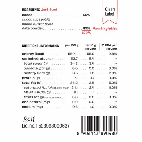 The Whole Truth 55% Dark Chocolate