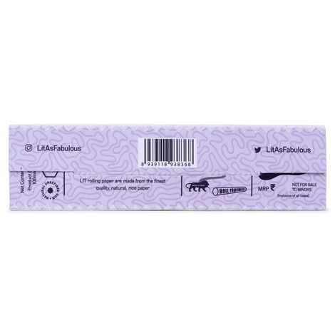 LIT ELITe Pack Purple Rolling Paper