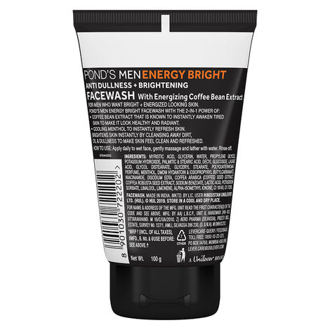 Pond's Men Energy Bright Anti-Dullness Facewash With Coffee Bean